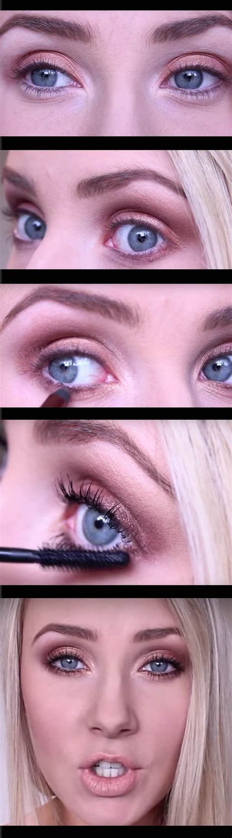 Makeup Tutorials For Blue Eyes How To Make Blue Eyes Pop Easy Step By