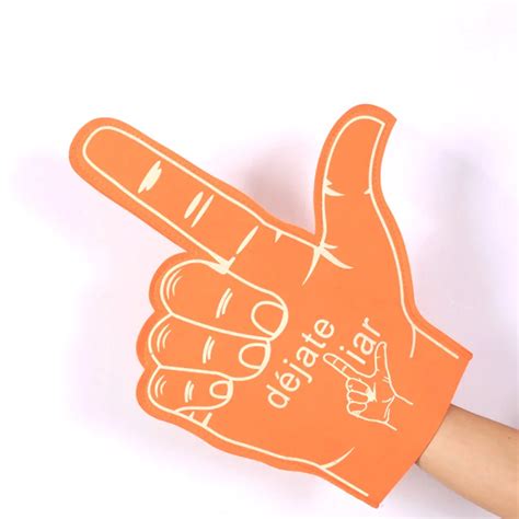 2023 Customized Big Shocker Cheering Eva Foam Hands Gloves Foam Fingers