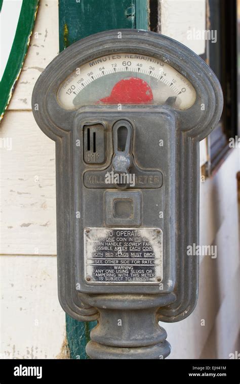 Old Coin Parking Meter Stock Photo Royalty Free Image 80281648 Alamy