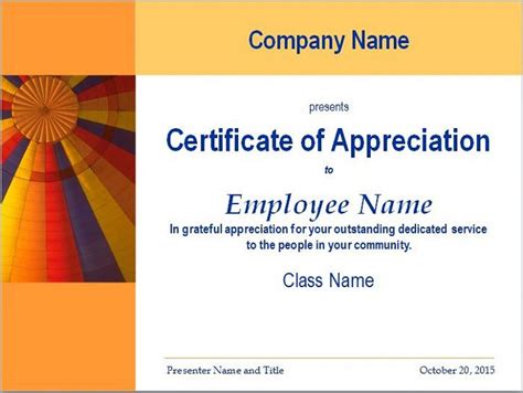 Employee Anniversary Certificate Template 1 Templates Example
