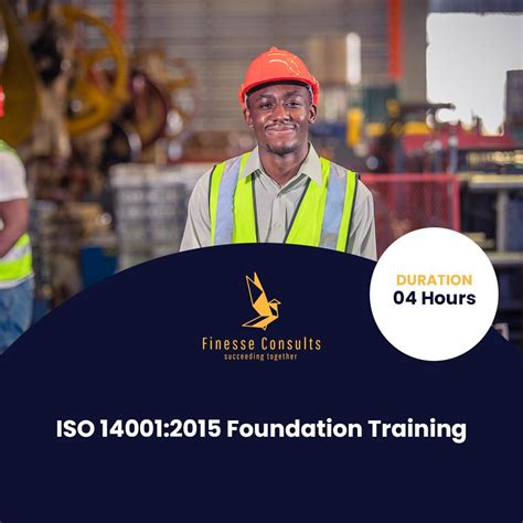 iso 14001 2015 foundation training finesse consults