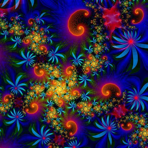 17 Best Images About Beautiful Flower Fractal Art On