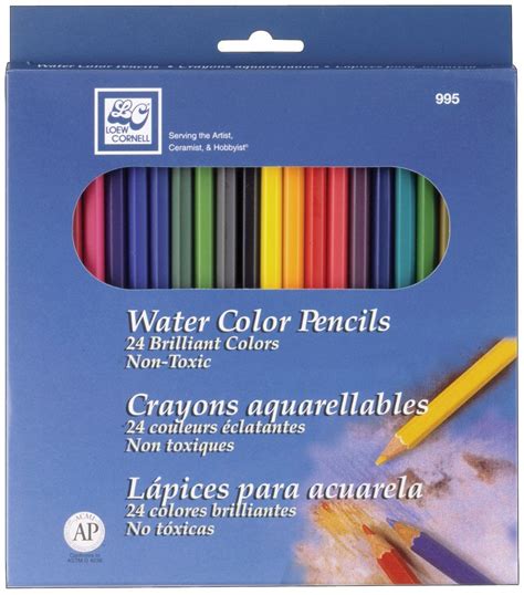 LOEW-CORNELL-Watercolor Pencils. These pre-sharpened pencils feature smooth; blendable color at ...