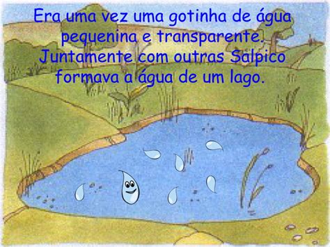 Historia Da Gotinha De Agua Para Imprimir