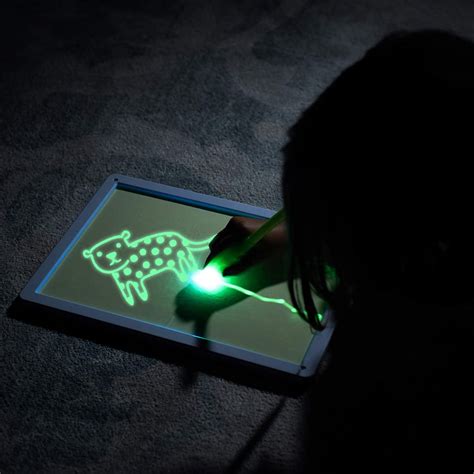Draw With Light Sketch Board Luminescent Glow In The Dark