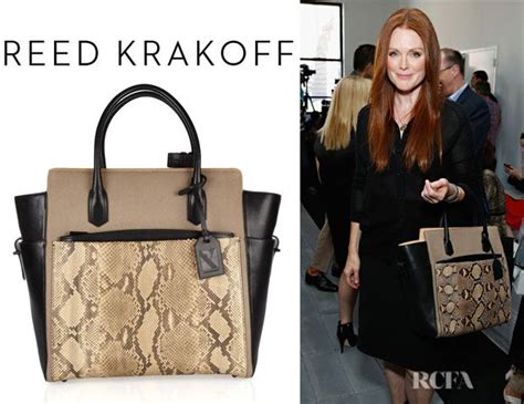 Python Latest Handbags Reed Krakoff Julianne Moore Trending Handbag