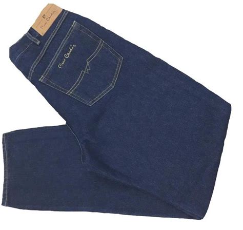 Calça Jeans Pierre Cardin Tradicional Masculina 100 Algodão Calças