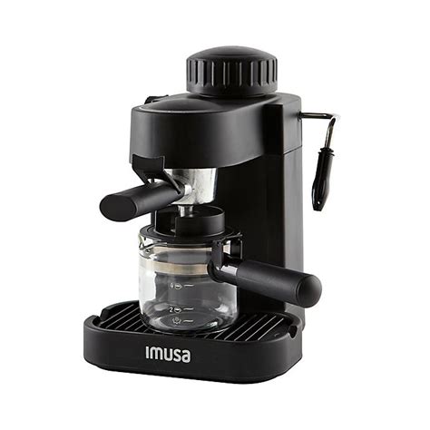 Imusa 4 Cup Espressocappuccino Maker In Black Bed Bath And Beyond