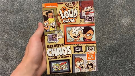 The Loud House Season 2 Volume 1 Relative Chaos Dvd Unboxing