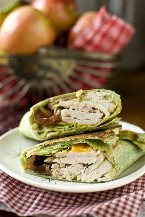 Turkey Avocado Wrap With Spicy Mayo Two Lucky Spoons