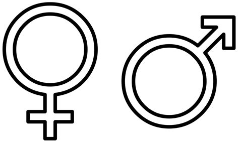 Filegender Symbols Side By Sidesvg Wikimedia Commons