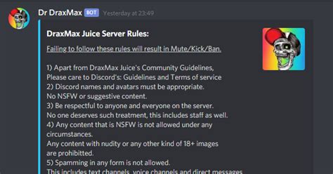Discord Basic Rules Template Printable Templates