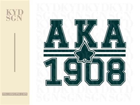 Alpha Kappa Alpha Aka 1908 Svg