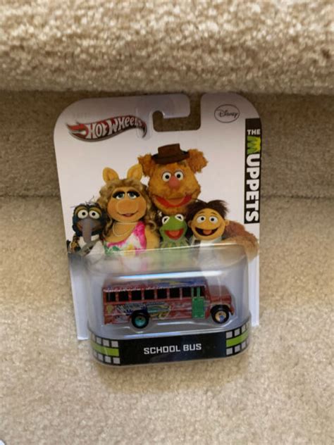Hot Wheels Muppets School Bus For Electric Mayhem Band Disney 2012 Ebay