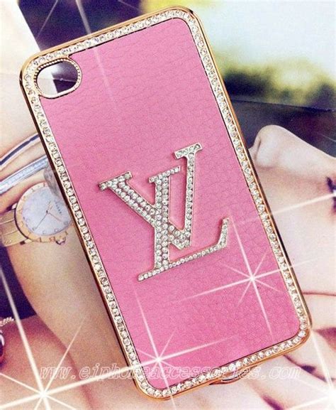 Luxury Bling Louis Vuitton Iphone 4 Case Iphone 4s Case Pink Louis