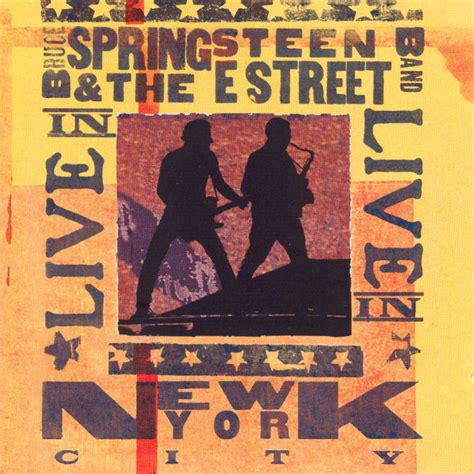 Bruce Springsteen Live In New York City - Carátula Frontal de Live In New York City de Bruce Springsteen