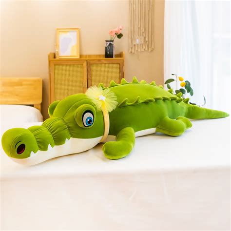 Realistic Stuffed Crocodile Soft Pillow Plush Toy