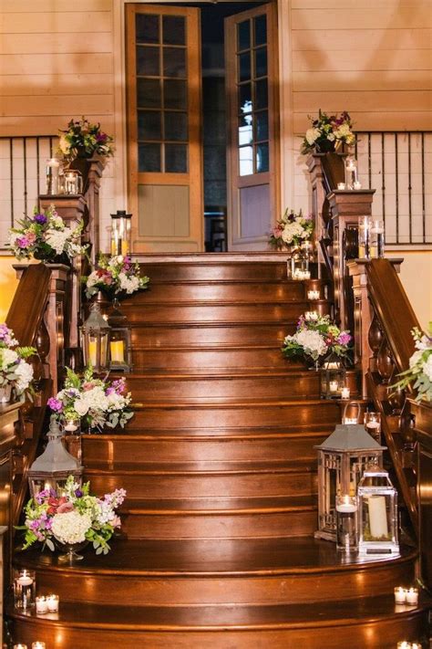 Elegant Georgia Wedding In Shades Of Green Modwedding Stairway