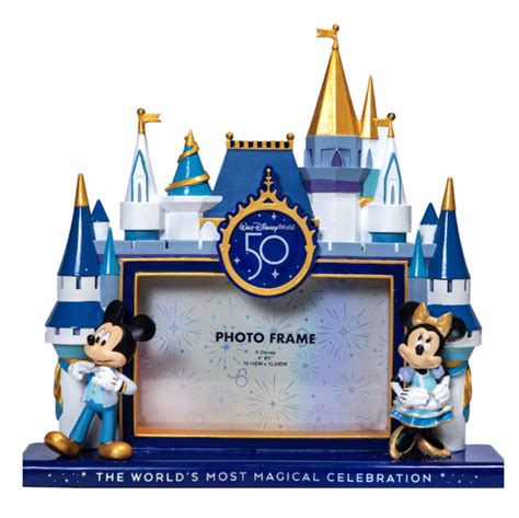 Disney Photo Frame Walt Disney World 50th Anniversary 4 X 6