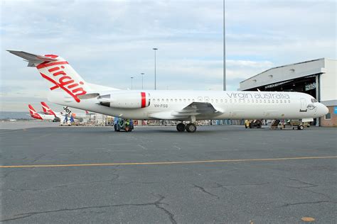 Perth Airport Spotters Blog Virgin Australias Fokker 100 Vh Fsq