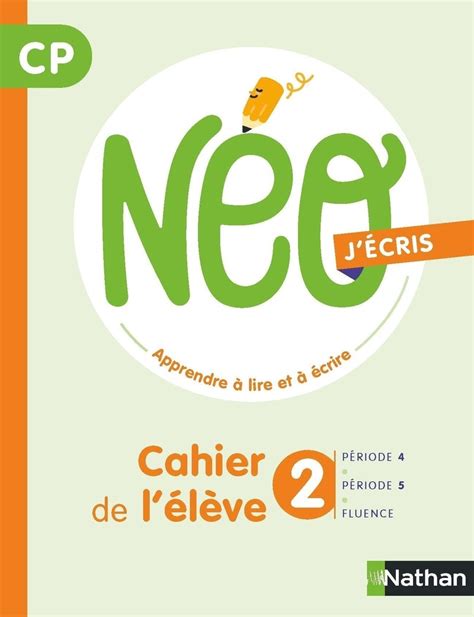 Neo Cahier De Lélève 2 Cp Cahier Dactivités 9782095014759