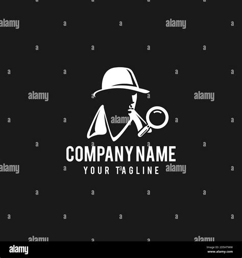 Spy Detective Design Template Criminal Internet Hacker Logo