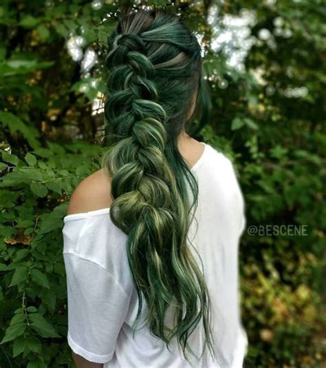 Everyone has to start somewhere, and when it comes to the world braiding, the three strand braid is the ultimate first step. 76 Stunning Green Hair Ideas That Are Mind Blowing
