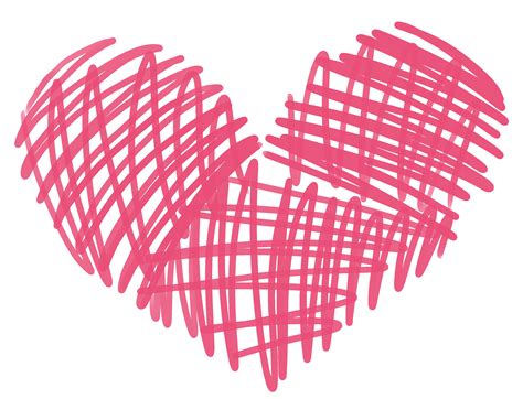Scribble Heart Png Png Image Collection