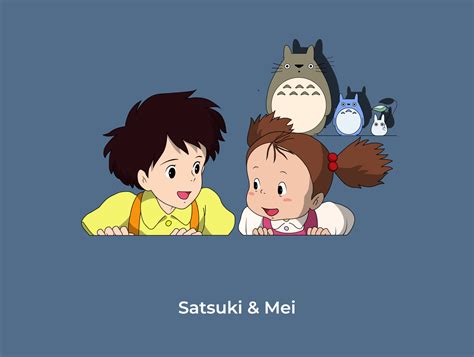 Satsuki Mei Totoro By Sam Saph On Dribbble