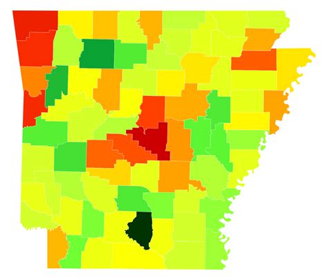 Arkansas Population Density