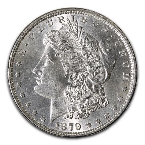 Morgan Silver Dollar Uncirculated 1879 Golden Eagle Coins