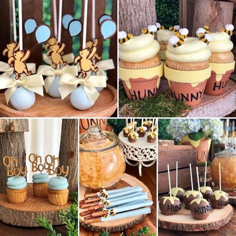 Repost Bizziebeecreations ・・・ Winnie The Pooh Candy Dessert Table By