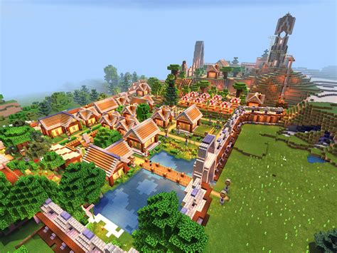 I Made A Minecraft Custom Village With Some Addons And Its Own Money