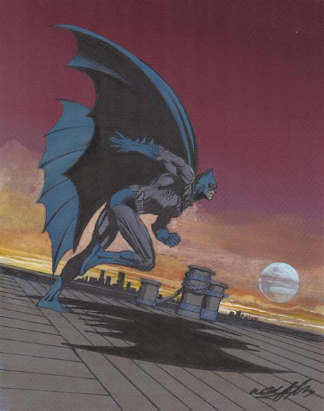 Batman By Neal Adams In Marcus Wai S Commissions Pin Ups Comic Art