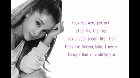 Imagine Ariana Grande Lyrics Youtube