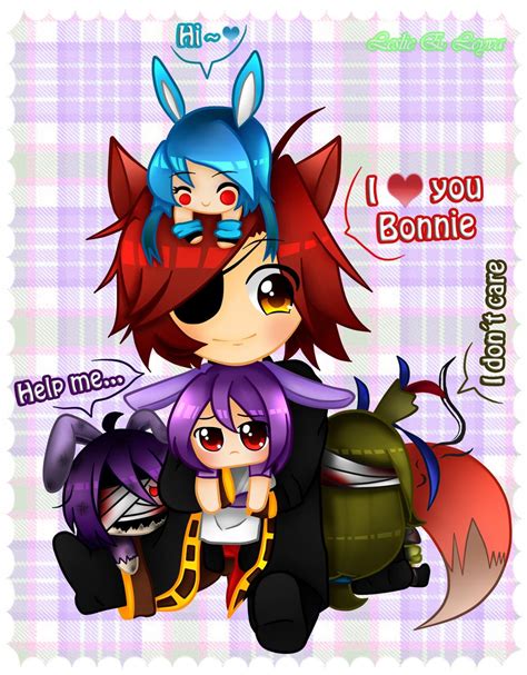 Deviantart More Like Foxy X Bonnie Human Before And After Render