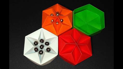 Origami Hexagonal Box Non Modular Easy Way Easy Diy Star Box
