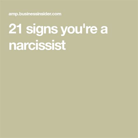 Signs That You Re A Narcissist And Don T Even Know It Narcissist