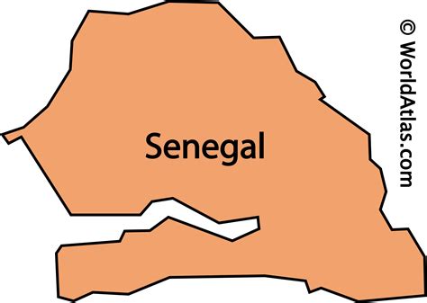 World Map Senegal Highlight World Map With Countries Free Printable Images