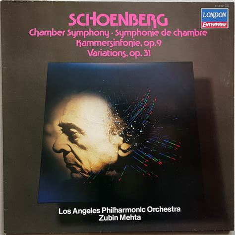 Schoenberg Los Angeles Philharmonic Orchestra Zubin Mehta Chamber