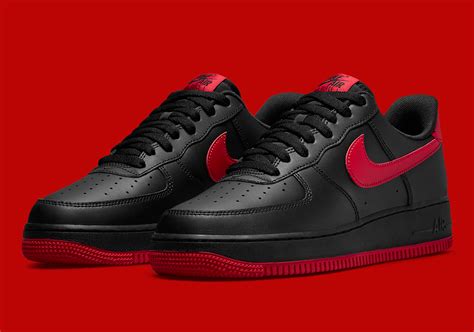 Black Red Air Force 1 Airforce Military