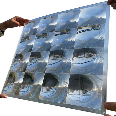 Fresnel Solar Concentrator Optical Acrylic Lens With 4 Array For Green