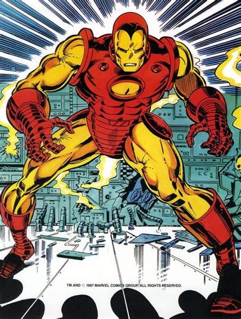Iron Man Comic Book Artwork By John Romita Jr And Bob