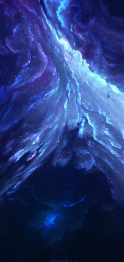 Sci Fi Nebula Space 1440x3040 Phone Hd Wallpaper