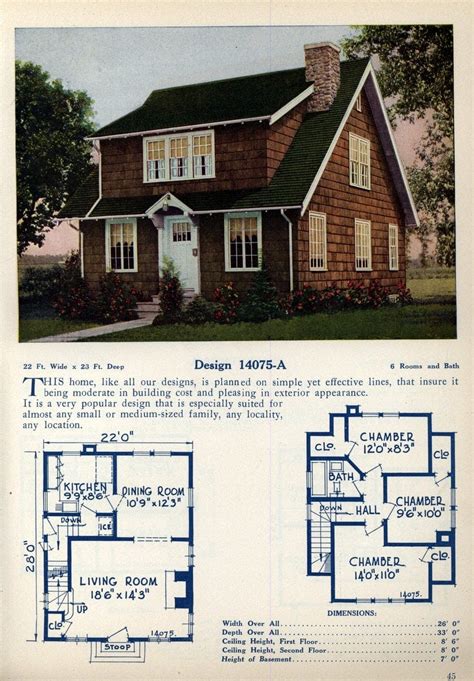 Vintage Floor Plans Plans House Vintage Floor Farmhouse Houses Plan