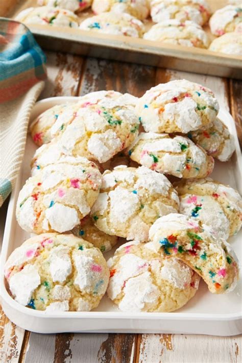 Easy Sprinkle Crinkle Cookies Bake Or Break