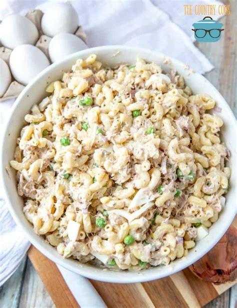 Like anchovies melted into a pasta sauce or blitzed into a creamy tonnato, tinned fish give your recipe prep a huge head start on time, . Tuna Macaroni Salad - The Country Cook - salads