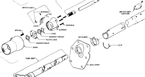 1976 Corvette Steering Column Diagram