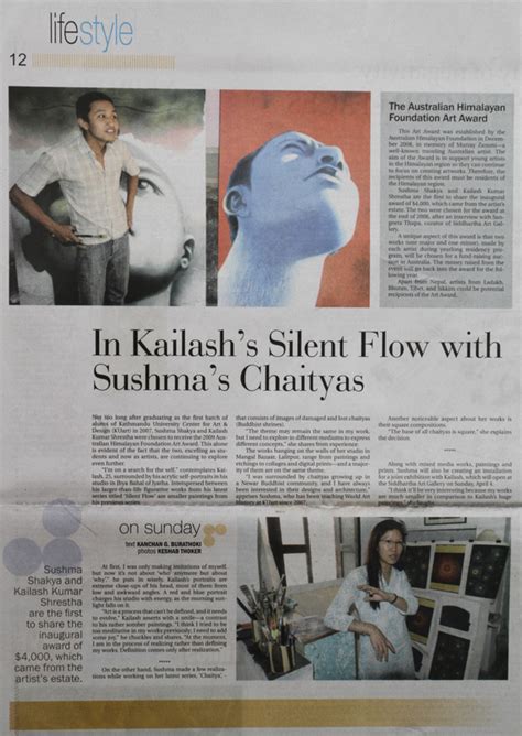 News Kailash K Shrestha Contemporary Visual Artist