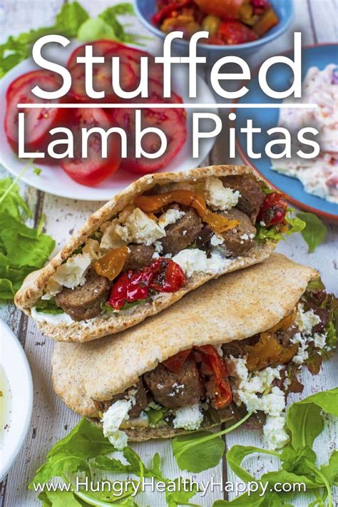 Stuffed Lamb Pita Recipe Lamb Burger Recipes Lamb Recipes Pork Recipes